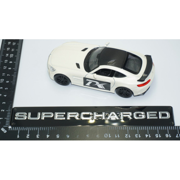 DK Tuning Supercharged Bagaj Siyah Logo Arma Mini Cooper İle Uyumlu - 4