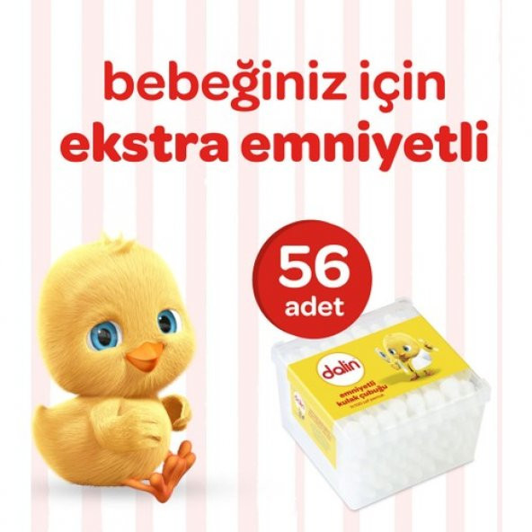 Dalin Kulak Çubuğu Emniyetli 56 Adet - 4