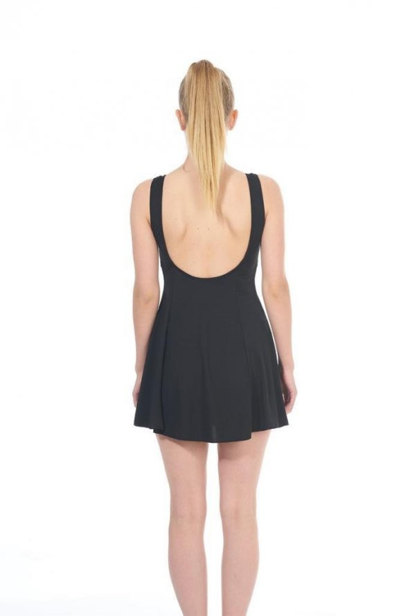 ESTİVA 22500 SİYAH BÜYÜK BEDEN ETEKLİ MAYO - Resim 3