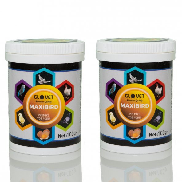 Maxibird 100 Gr 2 Adet Premiks Vitamin Mineral Kanarya Hint Bülbülü Papağan Sultan Cennet Papağanı - 1