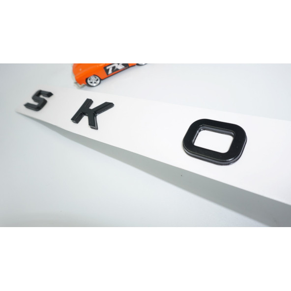 DK Tuning Yeni Nesil Uzun Bagaj Siyah Yazı Logo Skoda İle Uyumlu - 2