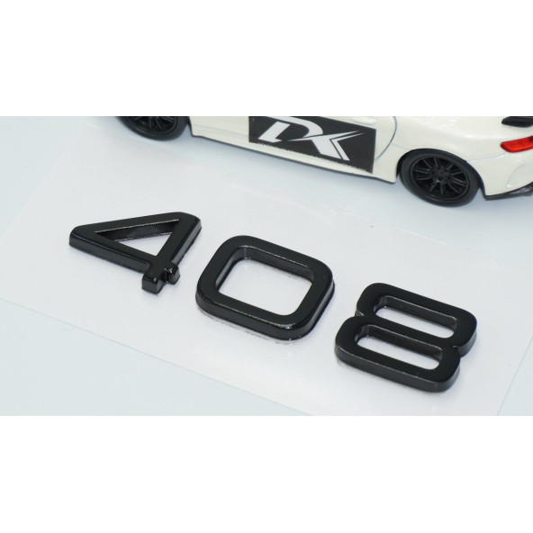 DK Tuning Peugeot 408 Ön Panjur 2022+ Parlak Siyah ABS Logo Amblem - 3