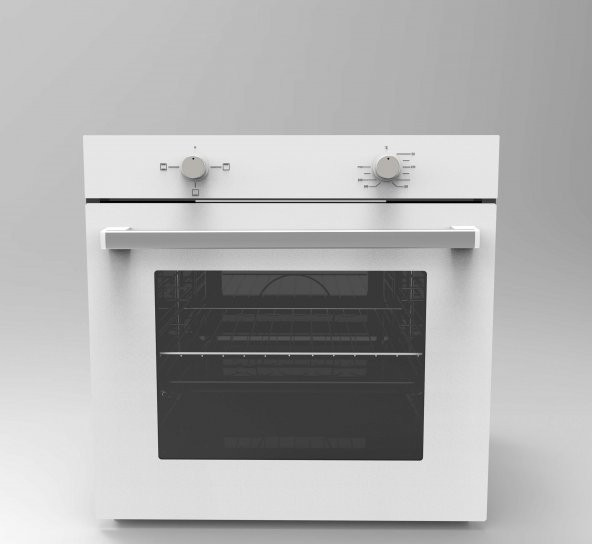 Alveus 850 Beyaz 3Lü Ankastre Set(Ad07-A10-Af850) - 4