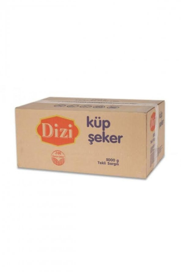 Dizi Tek Kağıt Sargılı Küp Şeker 5kg
