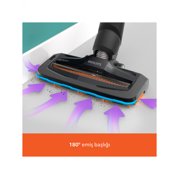 Philips FC6724/01 SpeedPro Max 21.6 V Şarjlı Dikey Süpürge - 3