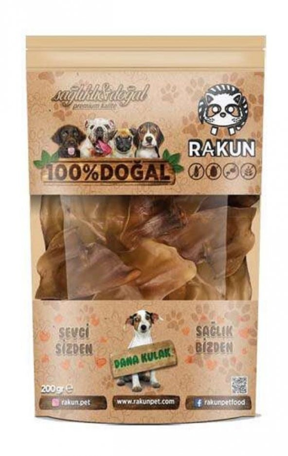 Rakun Dana Kulak Köpek Ödülü 200 Gr