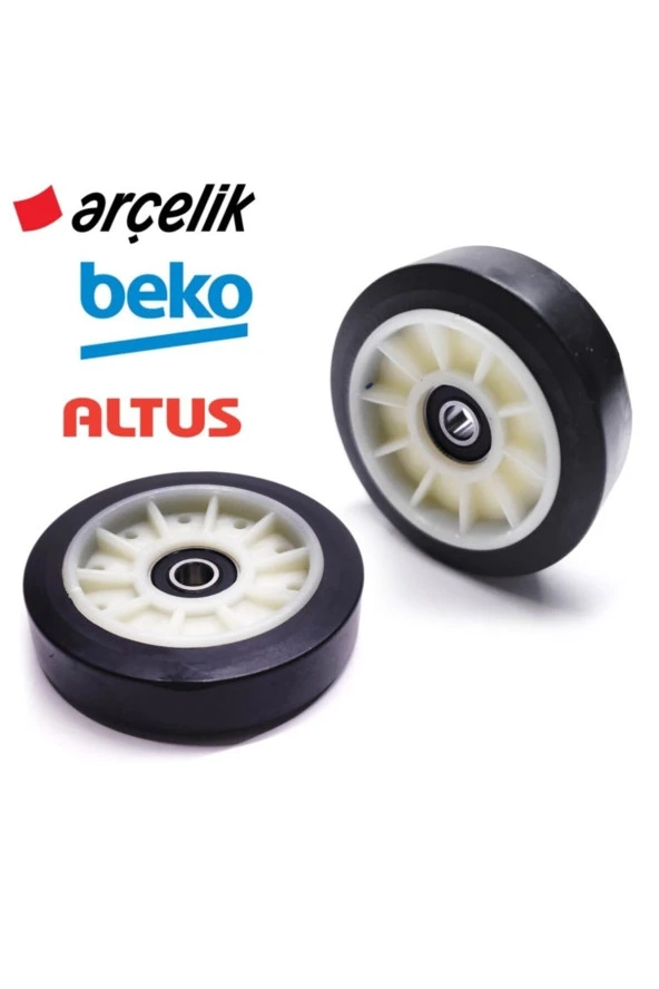Arçelik/Beko/Altus Çamaşır Kurutma Makinesi Tambur Tekerleği 2li ürün görseli 1
