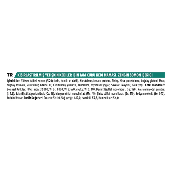 Pro Plan Kedi Sterilised Salmon Tuna 3 kg - 4