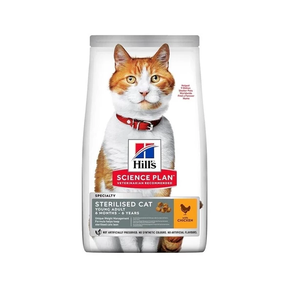 Hill's Tavuklu Kısırlaştırılmış Kuru Kedi Maması 1.5 Kg