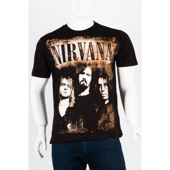 Nirvana Müzik Grubu Unisex Pamuklu Regular Fit Tişört Small