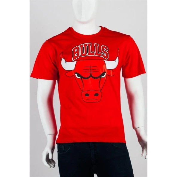 Chicago Bulls Unisex Pamuklu Regular Fit Tişört X-Large