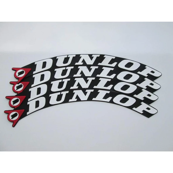 Dunlop 3d Lastik Yazısı Kauçuk - Full İçerik Uygulama Aparatlı - A+ Dayanıklı Ürün - 2