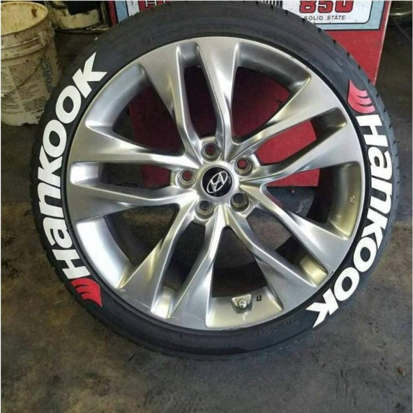 Hankook 3d Lastik Yazısı Kauçuk - Full İçerik Uygulama Aparatlı - A+ Dayanıklı Ürün - 2