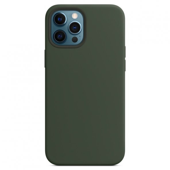 İphone 12 Pro Max Magsafe Silikon Case Telefon Kılıfı