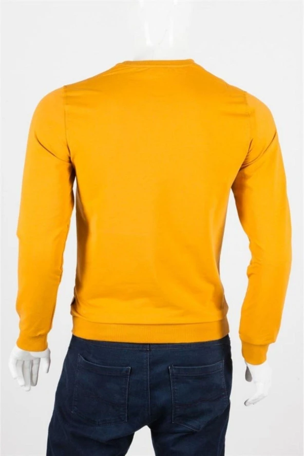 Havana Unisex Pamuklu Slim Fit Sweatshirt Small - Resim 5