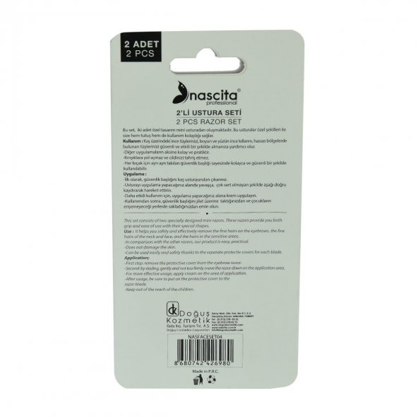 Nascita Profesyonel 2 Li Kaş Usturası Seti 1 Paket - 3