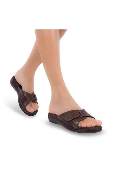 Muya Valdes Anatomik Taban Topuk Dikeni Halluks Valgus Kemik Çıkıntısına Uygun Kadın Terlik - 6