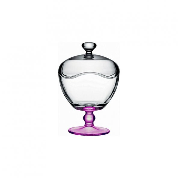 Paşabahçe Renkli Ayaklı 2 Adet Toscana Şekerlik 95562