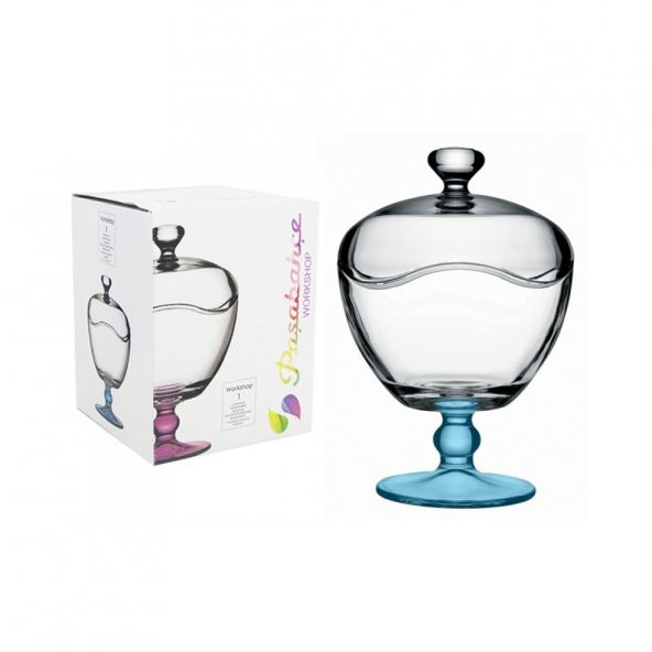 Paşabahçe Renkli Ayaklı 2 Adet Toscana Şekerlik 95562 - 2