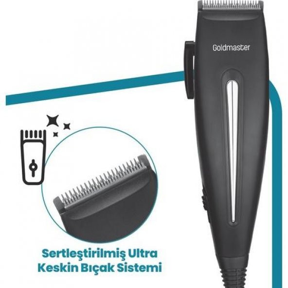 GOLDMASTER GM-8174 SAFARİ SAÇ VE SAKAL TIRAŞI MAKİNESİ - 4