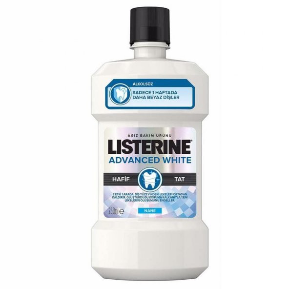 Listerine Advanced White Hafif Tat Çalkalama Suyu 250 ml