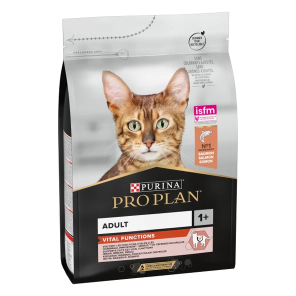 Pro Plan Yetişkin Kediler İçin Somon Balıklı Kedi Maması 3 Kg