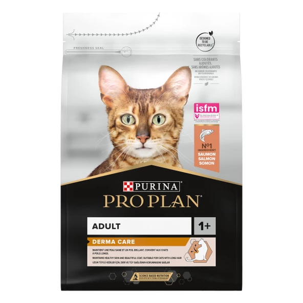 Pro Plan Elegant Somonlu Sağlıklı Deri ve Tüyler için Yetişkin Kedi Maması 3 Kg - 2