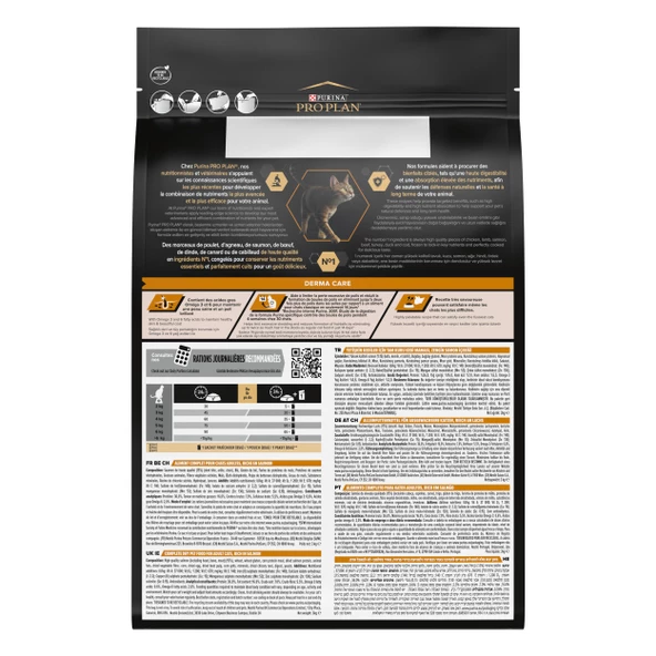 Pro Plan Elegant Somonlu Sağlıklı Deri ve Tüyler için Yetişkin Kedi Maması 3 Kg - 3