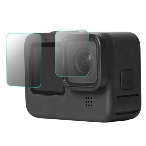 Ayex Hero 9 Temperli Cam Ekran Koruyucu GoPro Hero 9, Hero 10 Black Uyumlu - 3