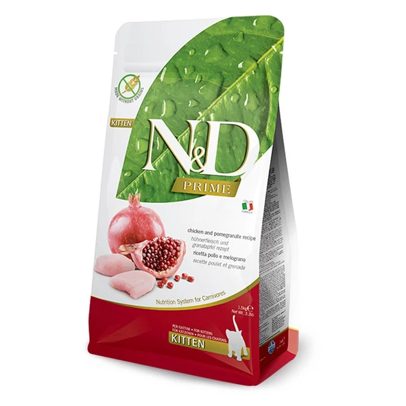 N&D Tahılsız Tavuk Nar Yavru Kedi Maması 5 Kg