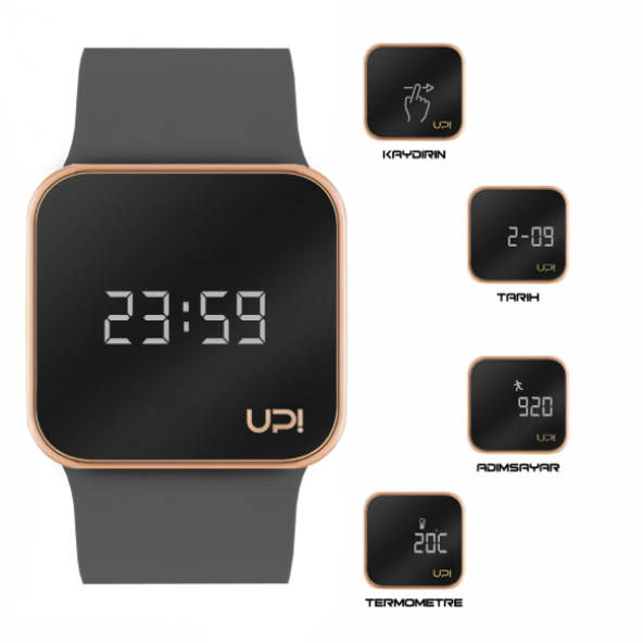 UPWATCH UPGRADE MATTE ROSE GOLD&GREY - 2