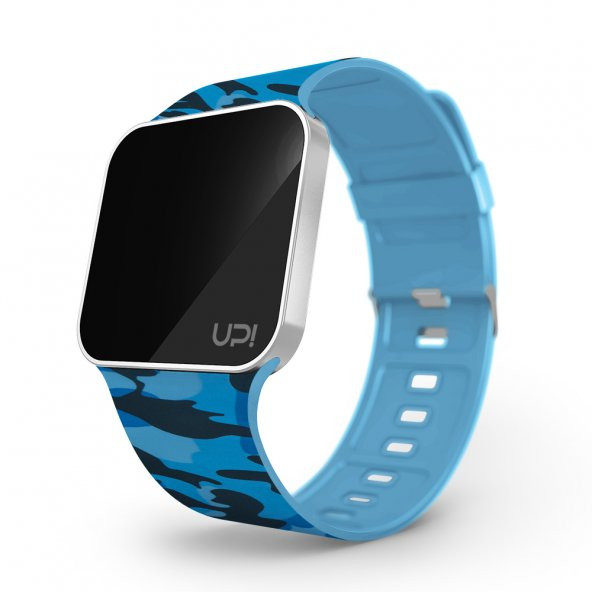UPWATCH UPGRADE MATTE SILVER&BLUE CAMOUFLAGE - 3