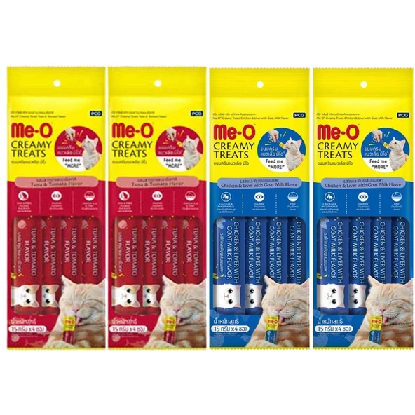 Me-O CreamyTreats Jel Mama 15gr x 16