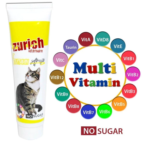 Zurich Kediler İçin Multivitamin Set - 2