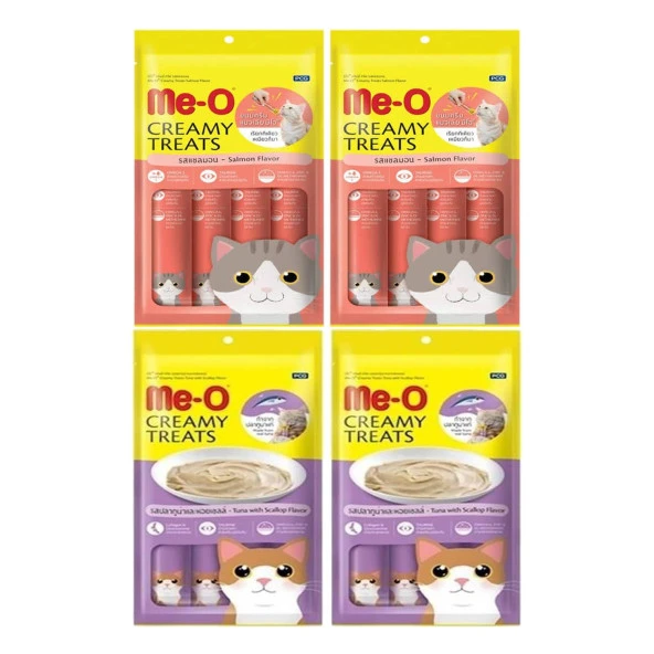 Me-O CreamyTreats Jel Mama 15gr x 16