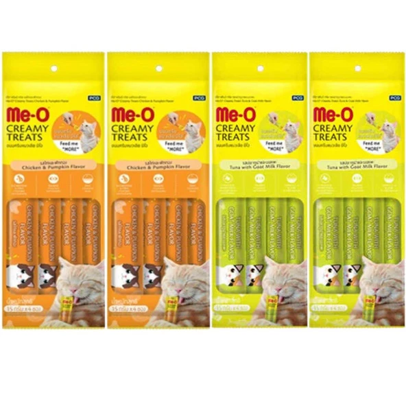 Me-O CreamyTreats Jel Mama 15gr x 16
