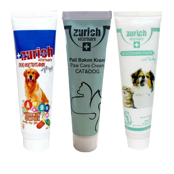 Zurich Köpekler İçin Vitamin ve Bakım Seti