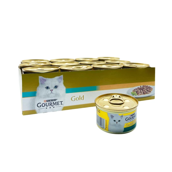 Gourmet Gold Ciğerli Tavşanlı Çifte Lezzet 85gx12 Adet