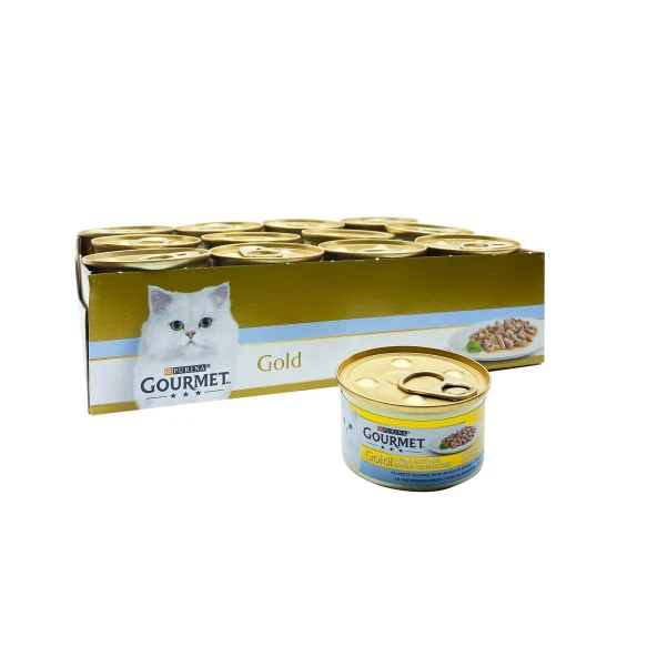 Gourmet Gold Ispanak Soslu Okyanus Balıklı 85g x12 Adet