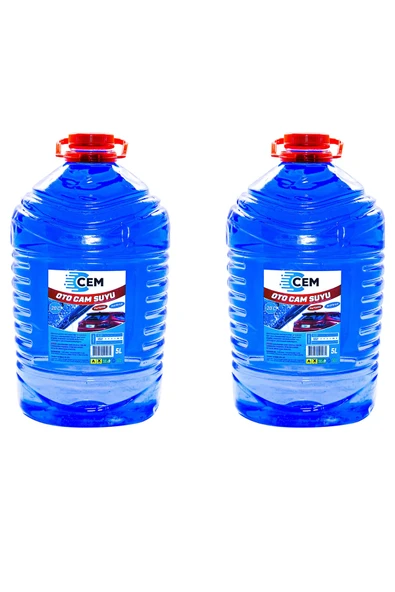 CEM CAR CARE Cam Suyu 5 LT Antifriz İçerikli -20 2'Li Avantaj Paket - 1
