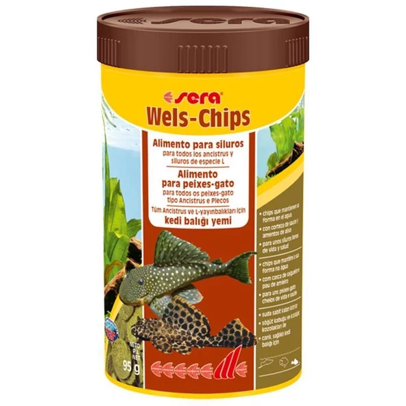 sera wels chips nature - 250 ml