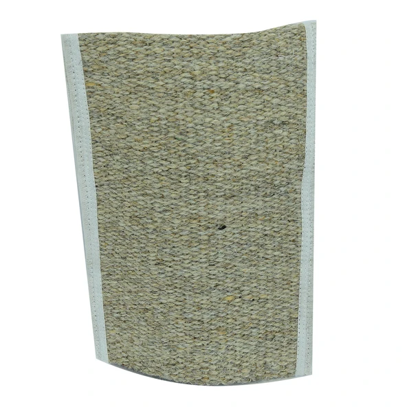 Doğal Keçi Kılı El Geçmeli Sırt ve Vücut Kesesi Bej 26x18 ürün görseli 1