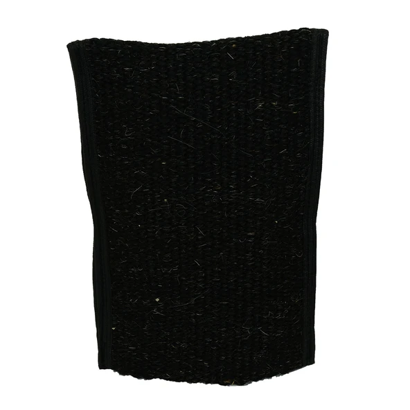 Doğal Keçi Kılı El Geçmeli Sırt ve Vücut Kesesi Siyah 26x18 - 4