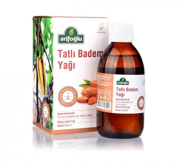 Arifoğlu Tatlı Badem Yağı 250 ML (Soğuk Sıkım)