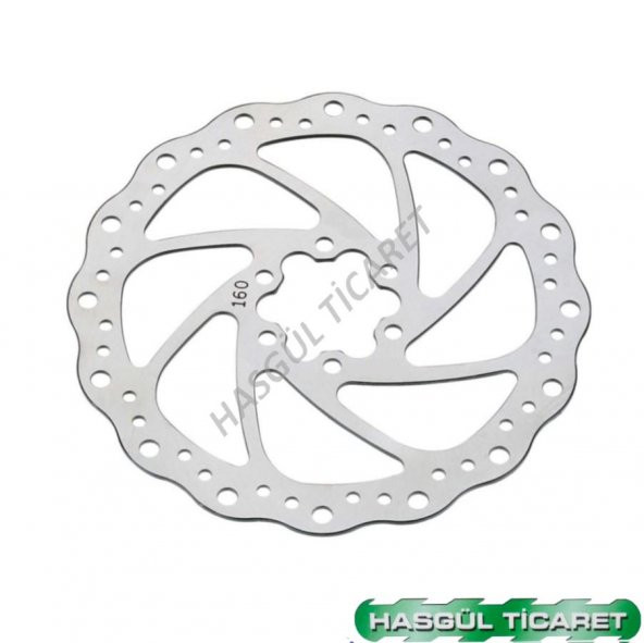Hsgl Bisiklet MTB Disk Fren Rotor 160 mm 6 Vidalı Bisiklet Yedek Parça - 3
