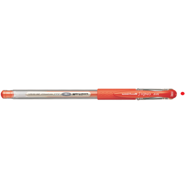 Uni-Ball Roller Kalem Signo DX Fine Jel Bilye Uç 0.7 MM Kırmızı UM-151