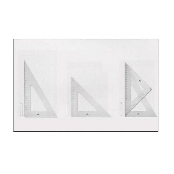 Hatas Öğrenci Gönye Seti 45-60 Derece Plastik 26 CM 0806 - 2