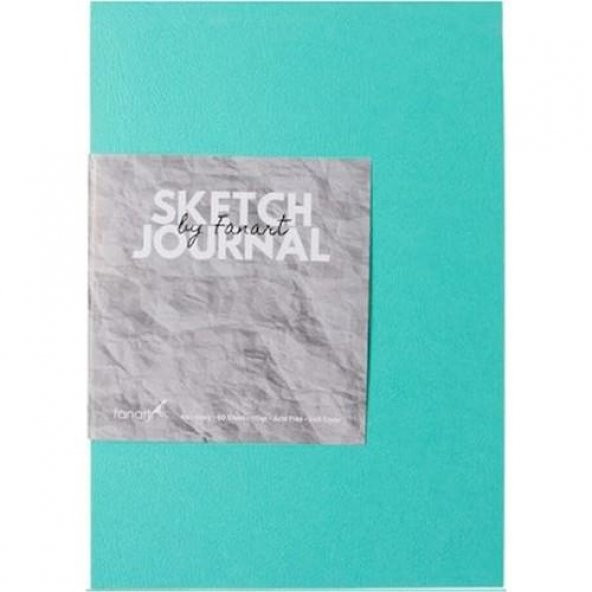 Fanart Academy Sketch Journal 110 GR 60 YP A5 Turkuaz 8662