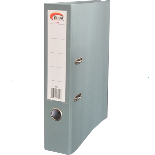 Elba Klasör Plastik Lüx Geniş Gri - Resim 2
