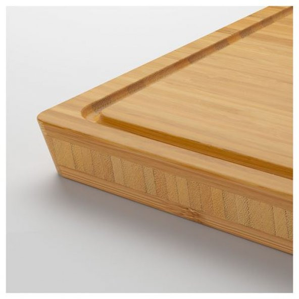 Bambu Kesme Tahtası, Bambu IKEA Ölçü 45x36 Cm Mutfak Gereçleri Kesim Tahtası - 3